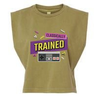 Classically Trained Retro Video Game 80s Garment-Dyed Women's Muscle Tee