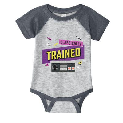 Classically Trained Retro Video Game 80s Infant Baby Jersey Bodysuit