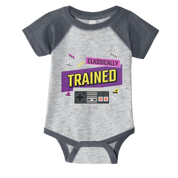 Classically Trained Retro Video Game 80s Infant Baby Jersey Bodysuit