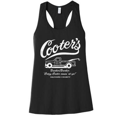 Cooter's Towing Repairs Garage Women's Racerback Tank