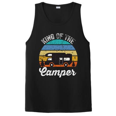 Camping Travel Retro Vintage King Of The Camper PosiCharge Competitor Tank