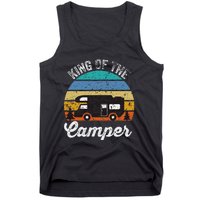 Camping Travel Retro Vintage King Of The Camper Tank Top