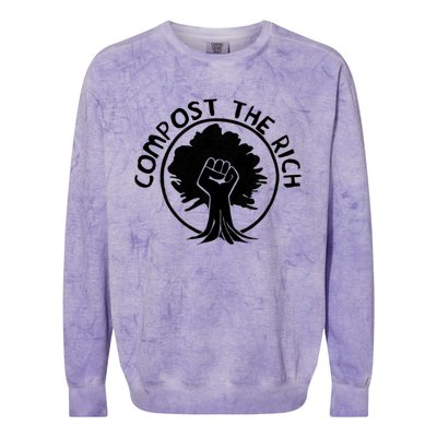 Compost The Rich Colorblast Crewneck Sweatshirt