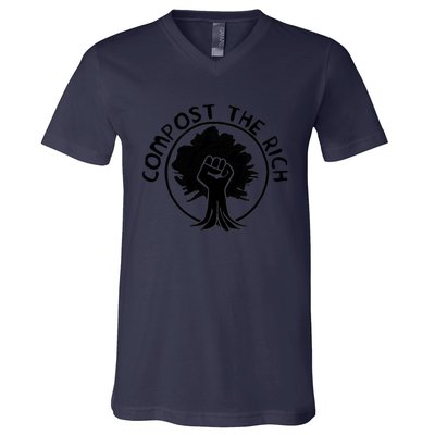 Compost The Rich V-Neck T-Shirt