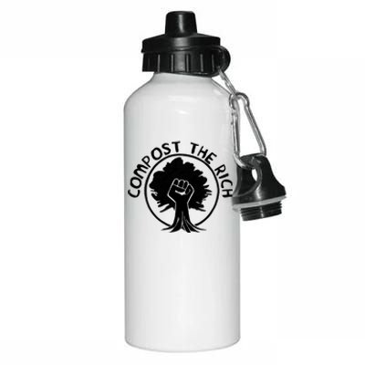 Compost The Rich Aluminum Water Bottle