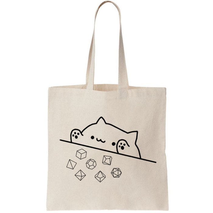 Cat Throwing Rainbow Dice Tabletop Rpg Bag
