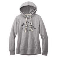 Cat Throwing Rainbow Dice Tabletop Rpg Women's Fleece Hoodie