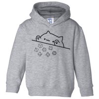 Cat Throwing Rainbow Dice Tabletop Rpg Toddler Hoodie