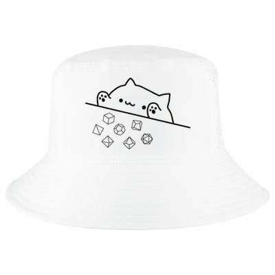 Cat Throwing Rainbow Dice Tabletop Rpg Cool Comfort Performance Bucket Hat