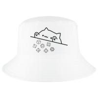 Cat Throwing Rainbow Dice Tabletop Rpg Cool Comfort Performance Bucket Hat