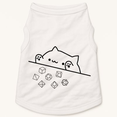 Cat Throwing Rainbow Dice Tabletop Rpg Doggie Tank
