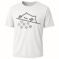 Cat Throwing Rainbow Dice Tabletop Rpg Performance Shirt