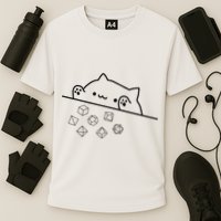 Cat Throwing Rainbow Dice Tabletop Rpg Performance Shirt