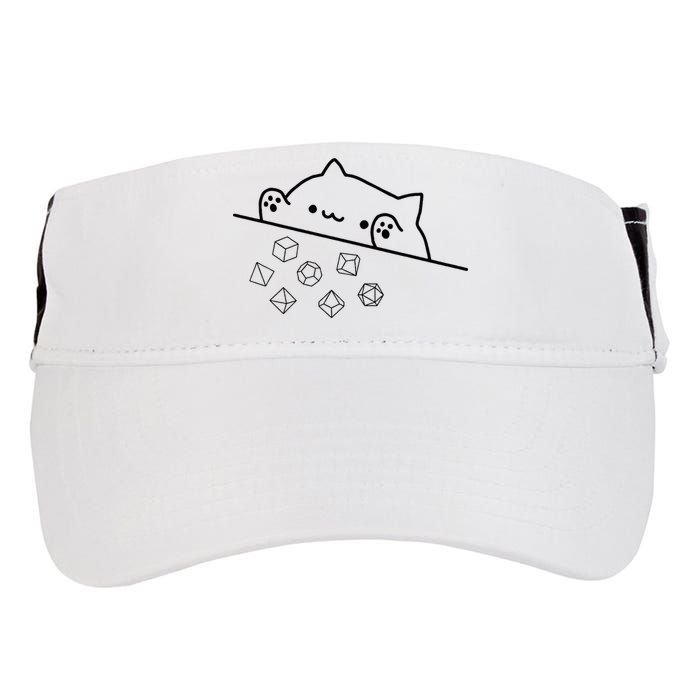 Cat Throwing Rainbow Dice Tabletop Rpg Adult Drive Performance Visor