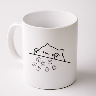 Cat Throwing Rainbow Dice Tabletop Rpg Mug