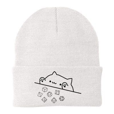 Cat Throwing Rainbow Dice Tabletop Rpg Beanie