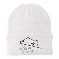 Cat Throwing Rainbow Dice Tabletop Rpg Beanie