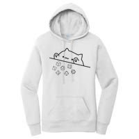 Cat Throwing Rainbow Dice Tabletop Rpg Women's Pullover Hoodie