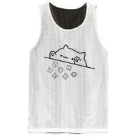 Cat Throwing Rainbow Dice Tabletop Rpg Mesh Reversible Basketball Jersey Tank