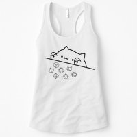 Cat Throwing Rainbow Dice Tabletop Rpg Womens Tank Top