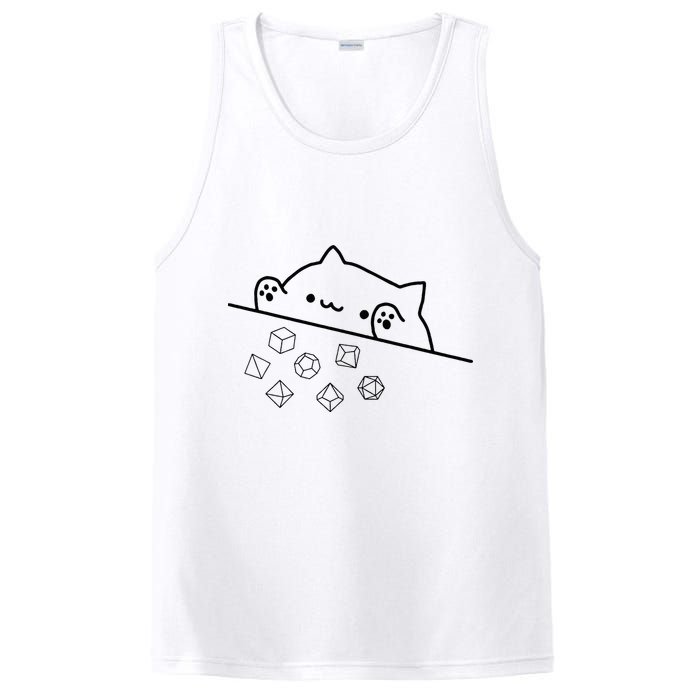Cat Throwing Rainbow Dice Tabletop Rpg PosiCharge Competitor Tank