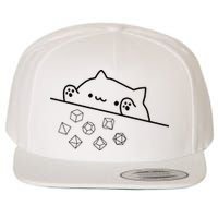 Cat Throwing Rainbow Dice Tabletop Rpg Wool Snapback Cap