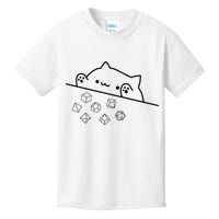 Cat Throwing Rainbow Dice Tabletop Rpg Kids T-Shirt