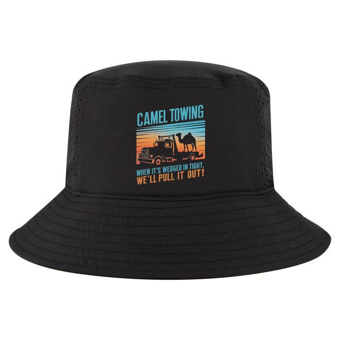 Camel Towing Retro Adult Humor Saying Cool Comfort Performance Bucket Hat