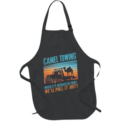 Camel Towing Retro Adult Humor Saying Apron