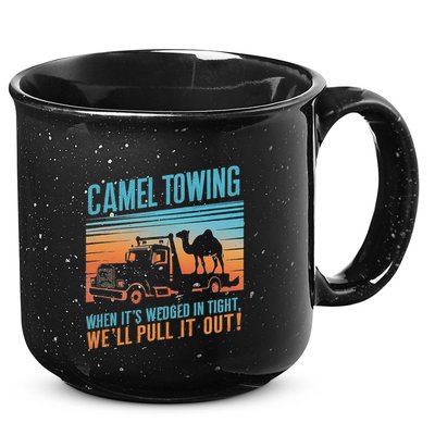 Camel Towing Retro Adult Humor Saying 15oz Campfire Ceramic Mug