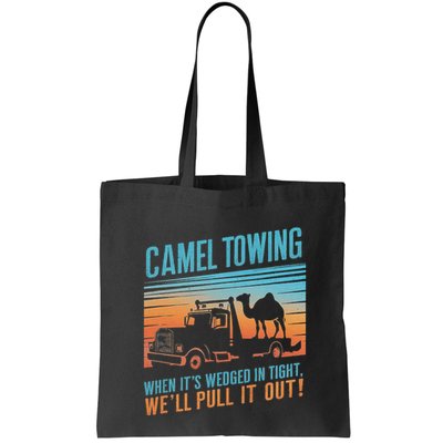 Camel Towing Retro Adult Humor Saying Bag