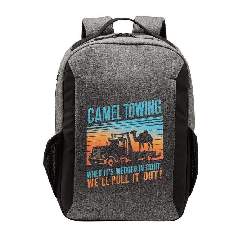 Camel Towing Retro Adult Humor Saying Vector Backpack