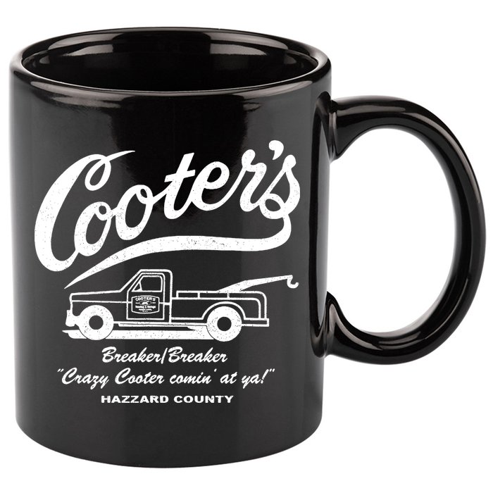 CooterS Towing Repairs Garage 11oz C Handle Ceramic Mug