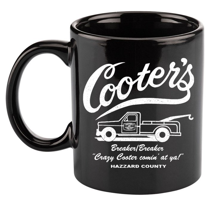 CooterS Towing Repairs Garage 11oz C Handle Ceramic Mug
