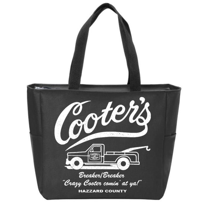 CooterS Towing Repairs Garage Zip Tote Bag