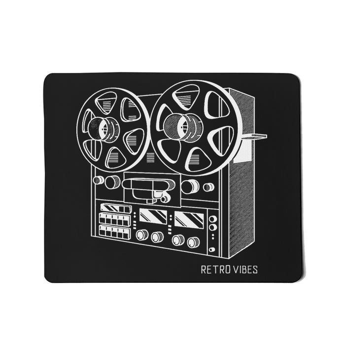 Cassette Tape Reel To Reel Analog Sound System Mousepad