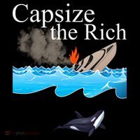 Capsize The Rich Orca Awareness 16 in Basic Backpack