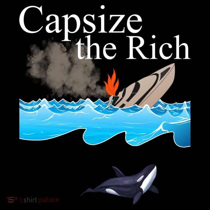 Capsize The Rich Orca Awareness 16 in Basic Backpack