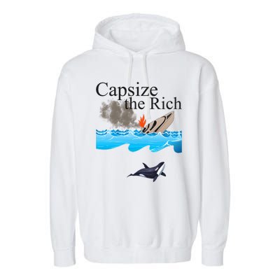 Capsize The Rich Orca Awareness Garment-Dyed Fleece Hoodie