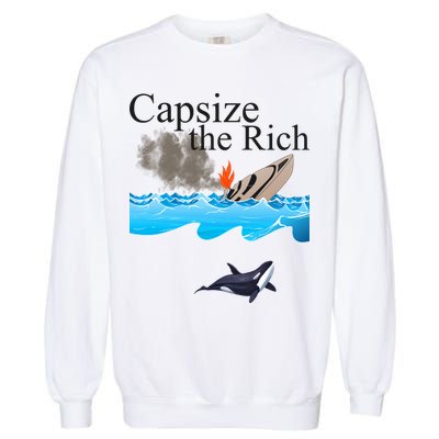 Capsize The Rich Orca Awareness Garment-Dyed Sweatshirt