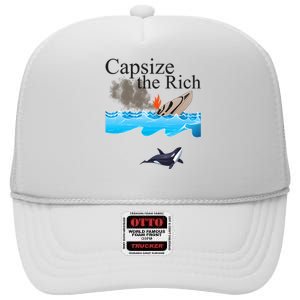 Capsize The Rich Orca Awareness High Crown Mesh Back Trucker Hat