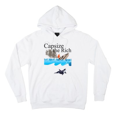 Capsize The Rich Orca Awareness Hoodie