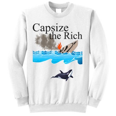 Capsize The Rich Orca Awareness Sweatshirt