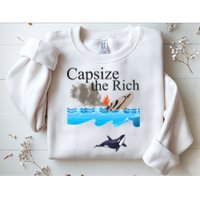 Capsize The Rich Orca Awareness Sweatshirt