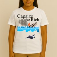 Capsize The Rich Orca Awareness T-Shirt