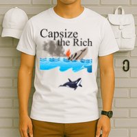 Capsize The Rich Orca Awareness T-Shirt