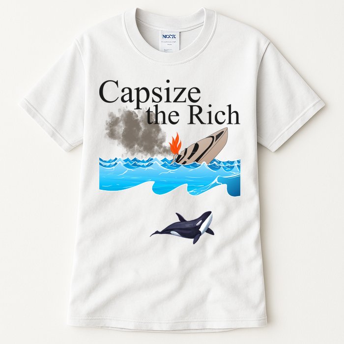 Capsize The Rich Orca Awareness Tall T-Shirt