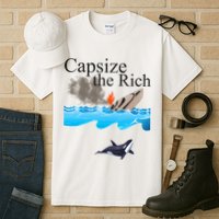 Capsize The Rich Orca Awareness Tall T-Shirt