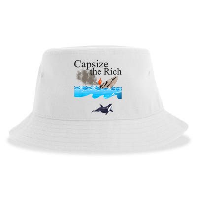 Capsize The Rich Orca Awareness Sustainable Bucket Hat