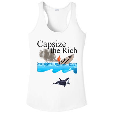 Capsize The Rich Orca Awareness Ladies PosiCharge Competitor Racerback Tank